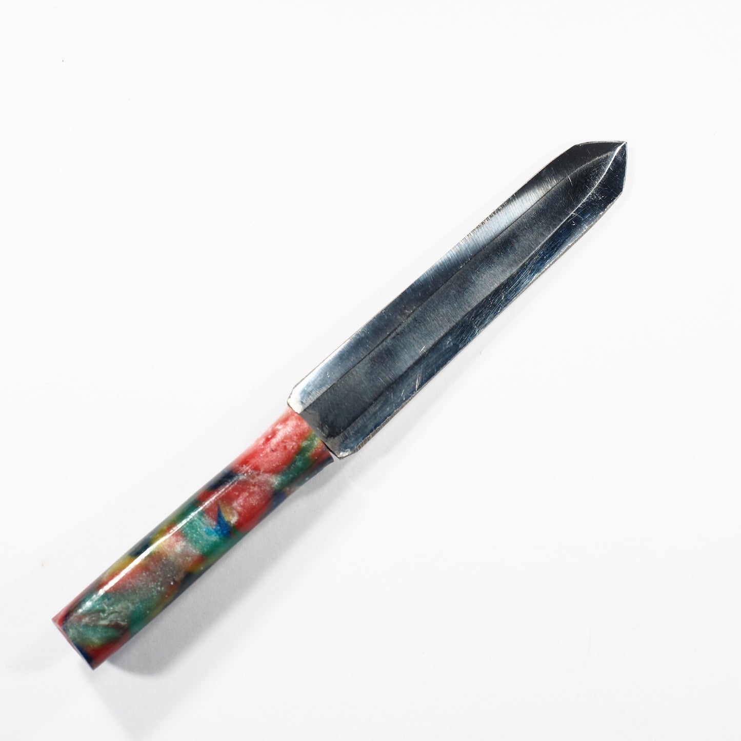 Dab Blade - Raider Sword - Steel - Cosmic Kaleidescope Resin Handle
