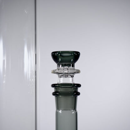 Calibear 16" Natty Neck Flower Bong | Flower of Life Perc Glass Water Pipe