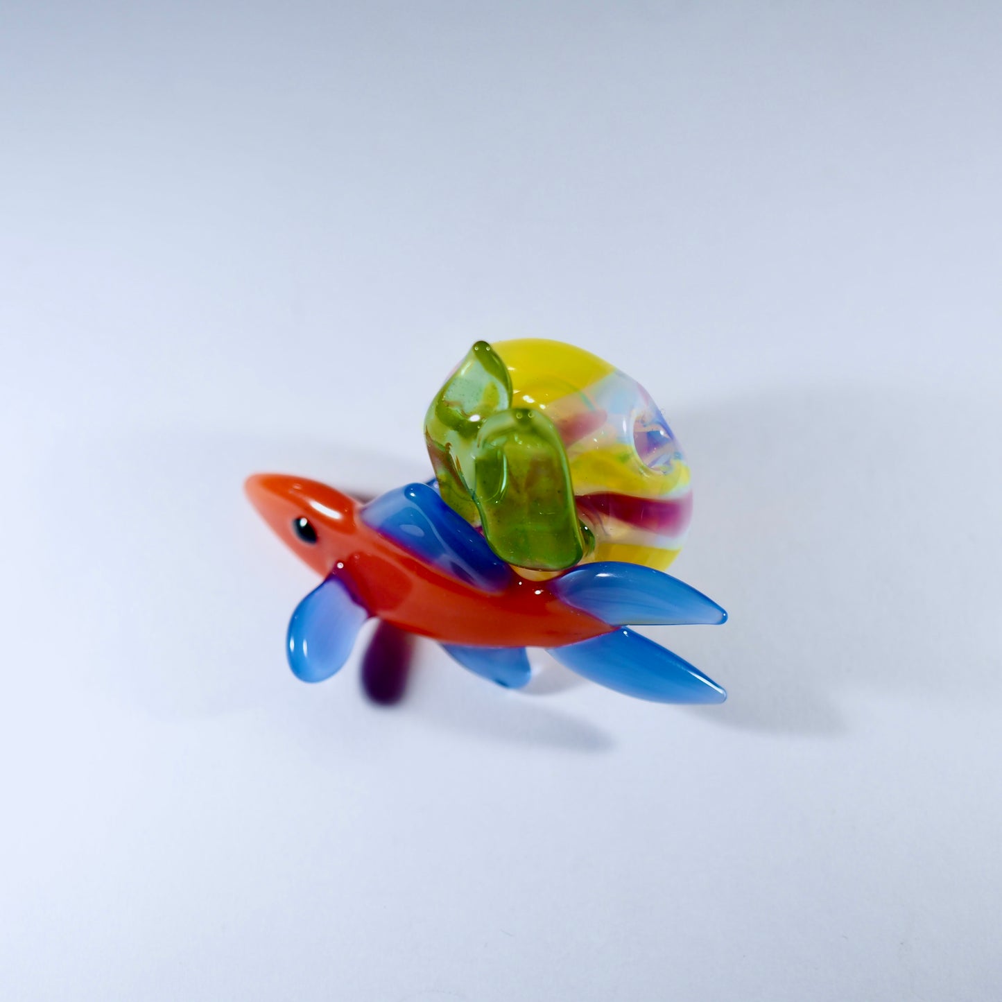 Reef Fish Pendant - Orange and Blue (UV)