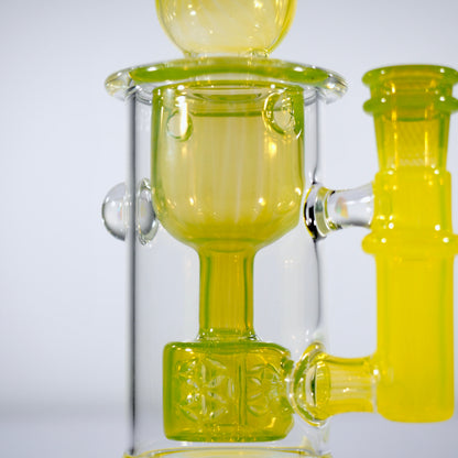 Calibear Kickback Torus Incycler Encased Two Opals W/ Seed of Life Perc