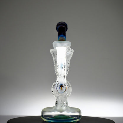 FUNKTION FACTORY - Blue Amber Purple Sandblasted Funkler
