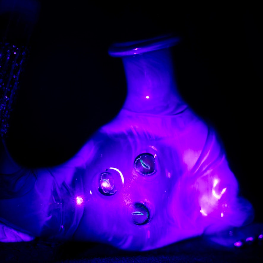 Warwick Glass - 10mm Churchwarden Dry Pipe (UV Reactive)