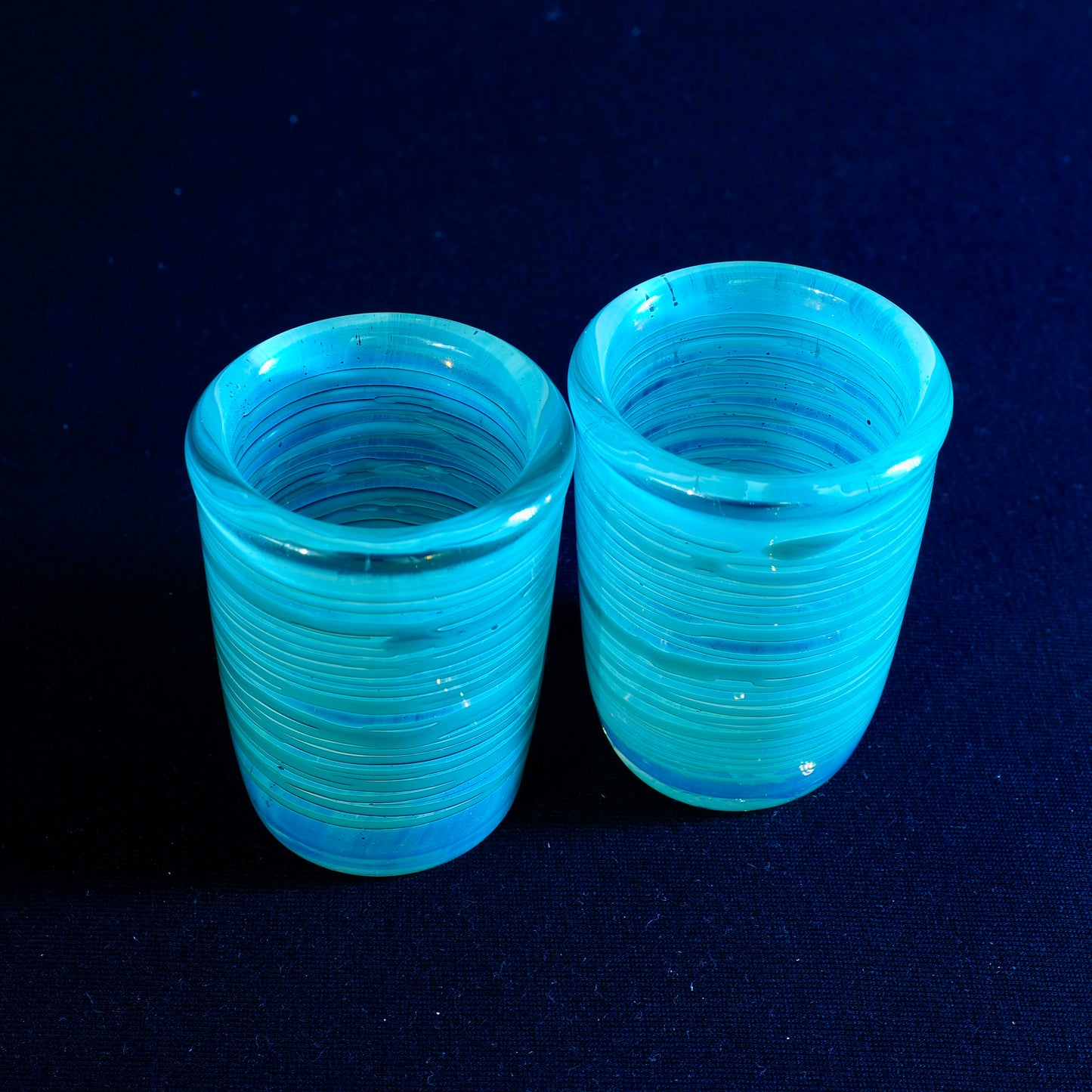 Updog Green Fumed SHOT Glass 2pc Set