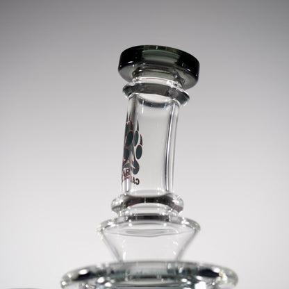 Calibear Horn Torus | 7" Dab Rig - Transparent Black