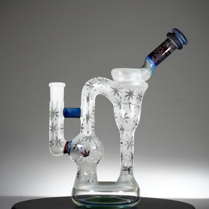 FUNKTION FACTORY - Blue Amber Purple Sandblasted Funkler