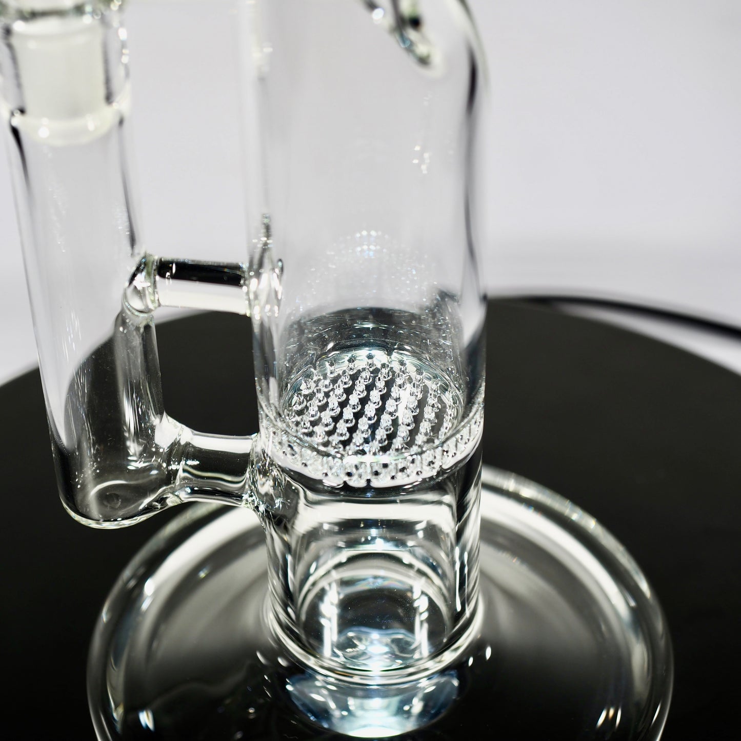 GRAV Honeycomb Tube Bong w/Clear Straight Base