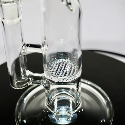 GRAV Honeycomb Tube Bong w/Clear Straight Base