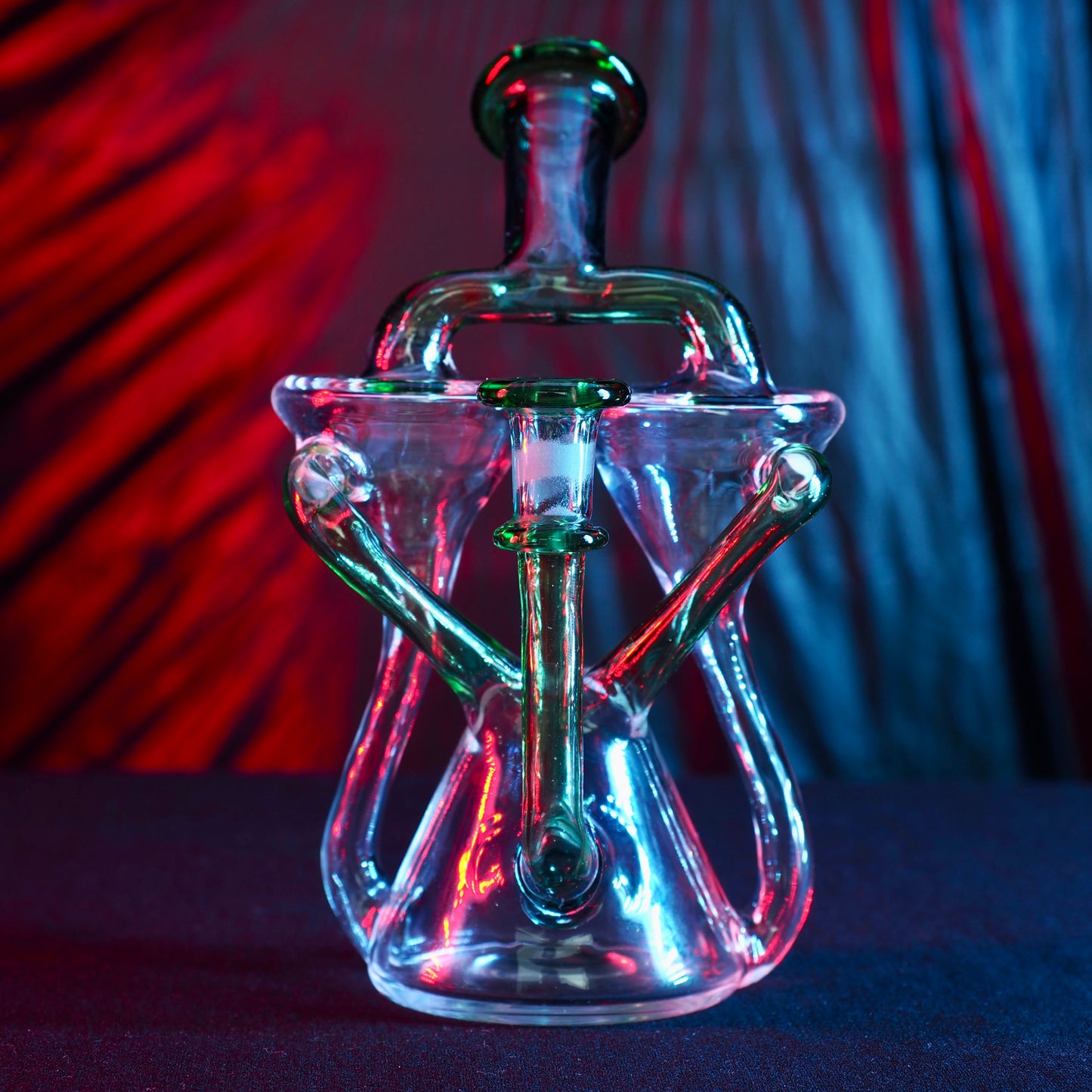 Man Child Glass "Accented Double Spinner
