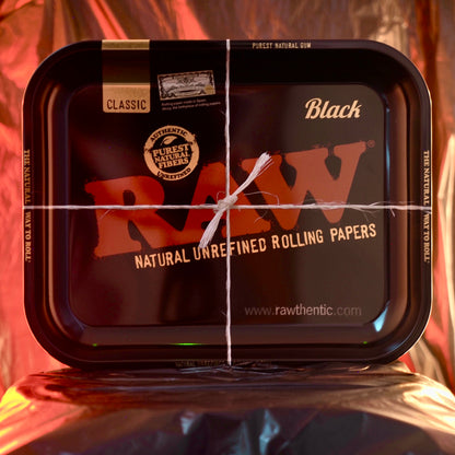 RAW - Rolling Tray - Black