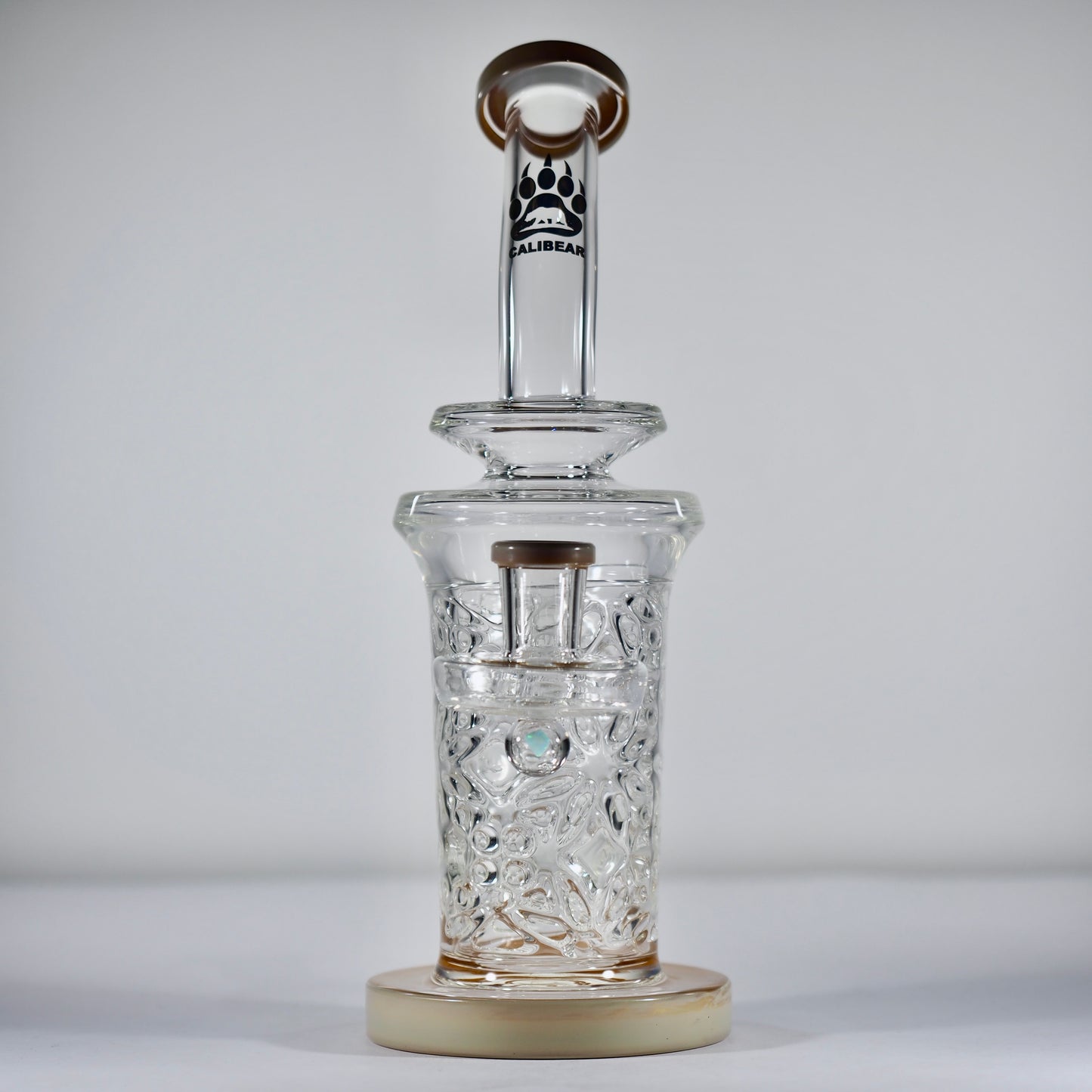 Calibear Flared Helix Carved Dab Rig Series