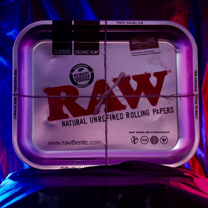 RAW - Rolling Tray - Metal Finish