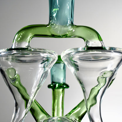 Man Child Glass "Accented Double Spinner
