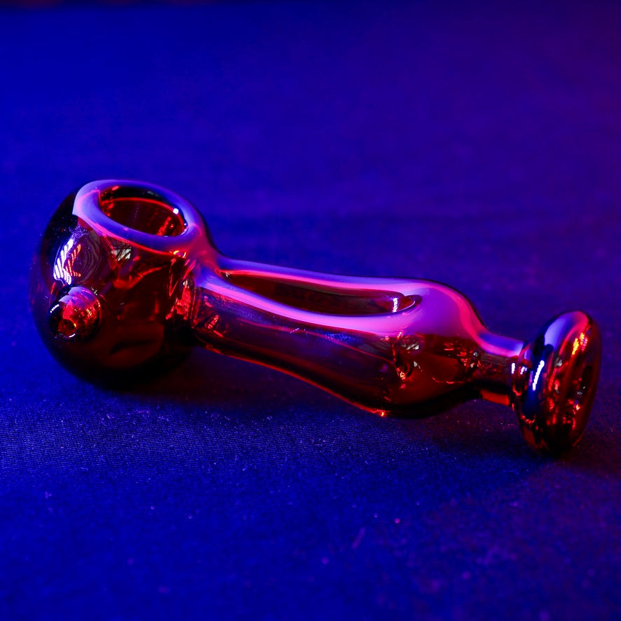 Dual Channel Glass Hand Pipe