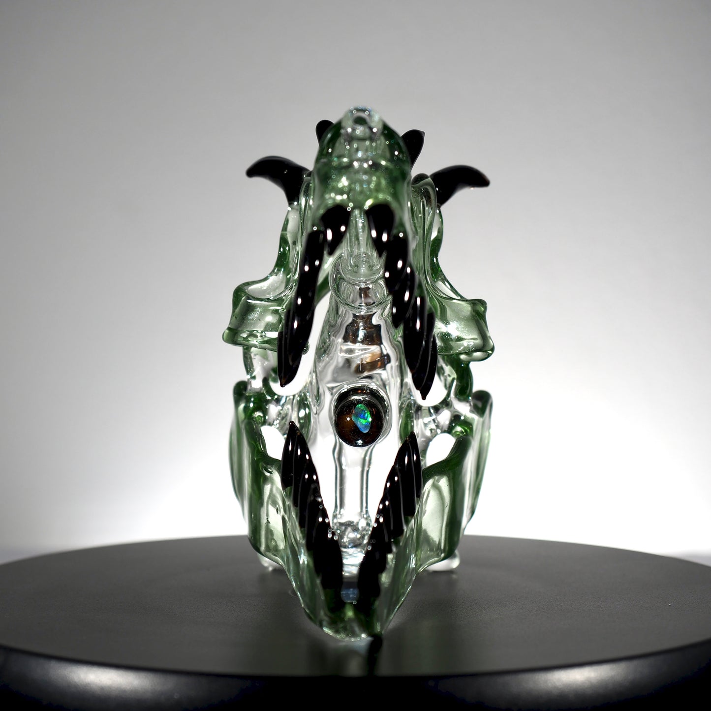 Slurm Snob Glass - Dino Rig Green/Black