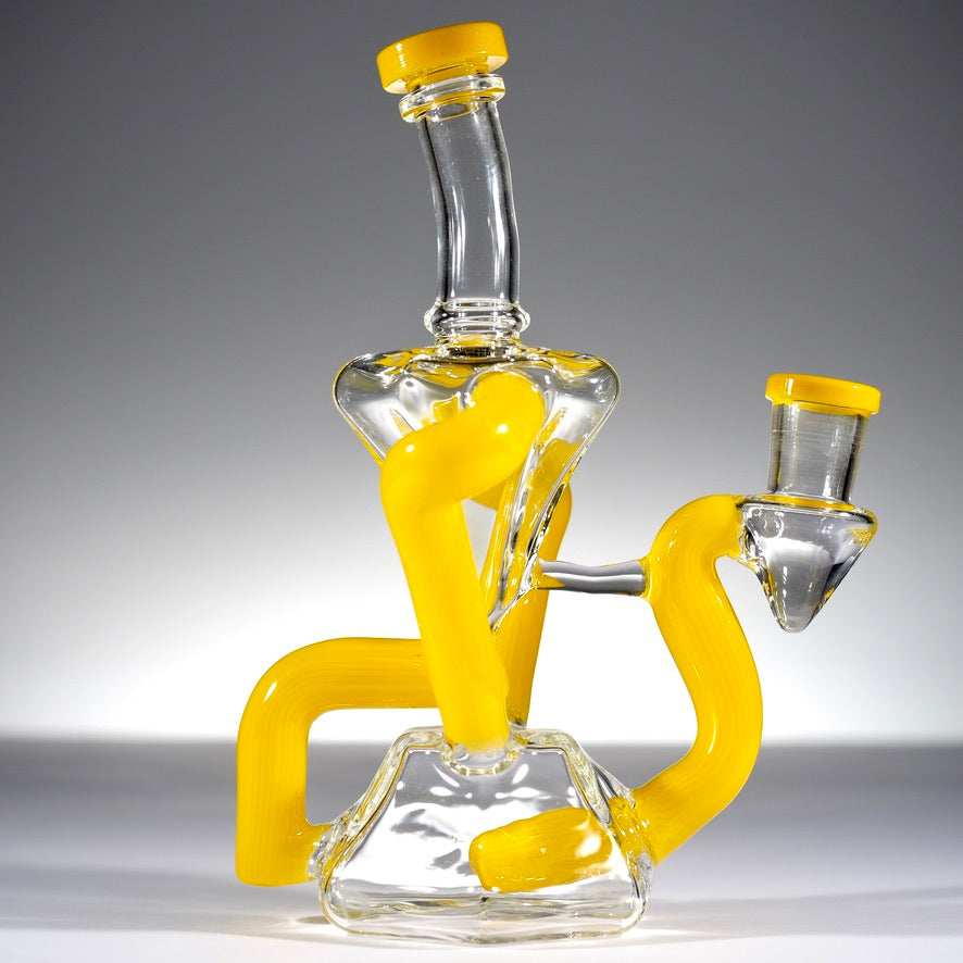 Recycler with 3 hole perc