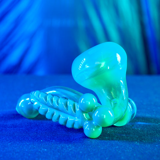 Spoon Pipe with Opal