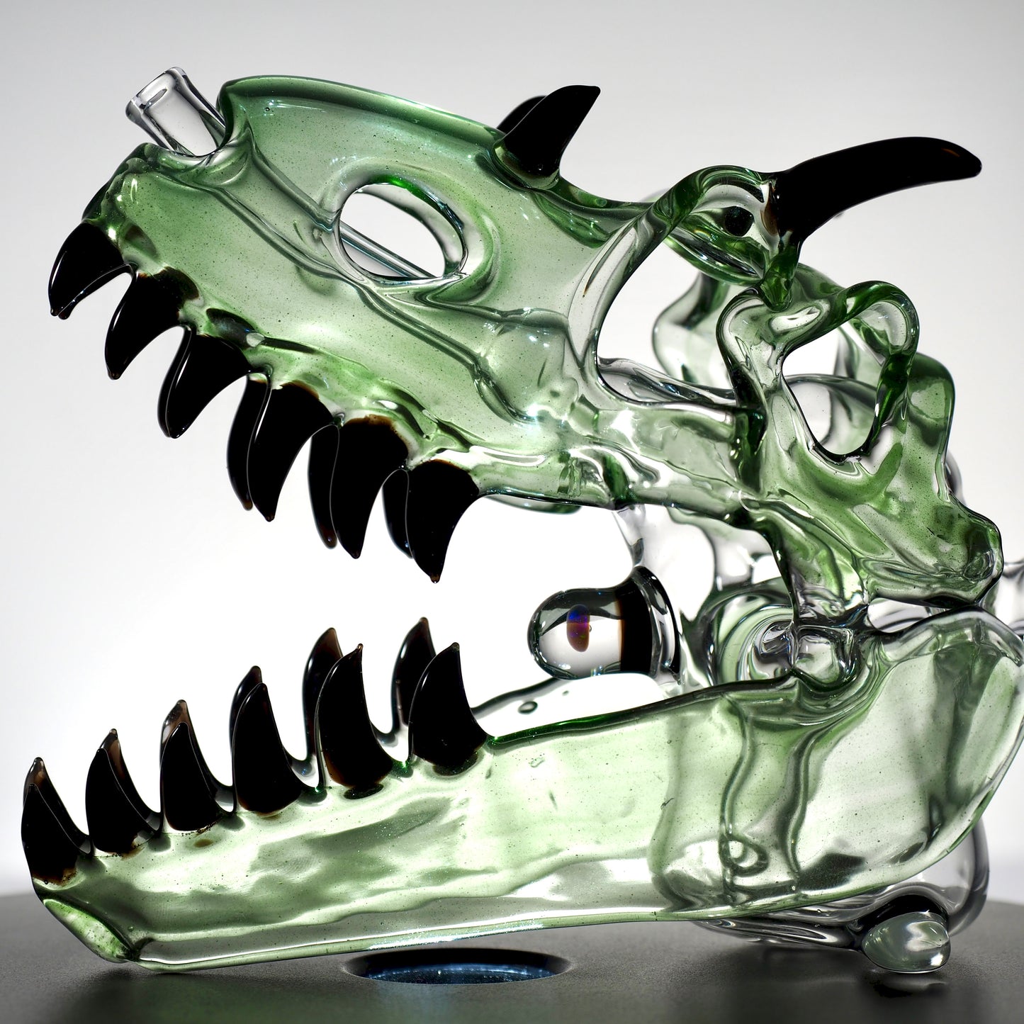 Slurm Snob Glass - Dino Rig Green/Black