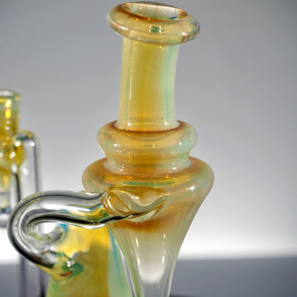 Updog Glass - Silver Fumed RBR with Red Wig Wags