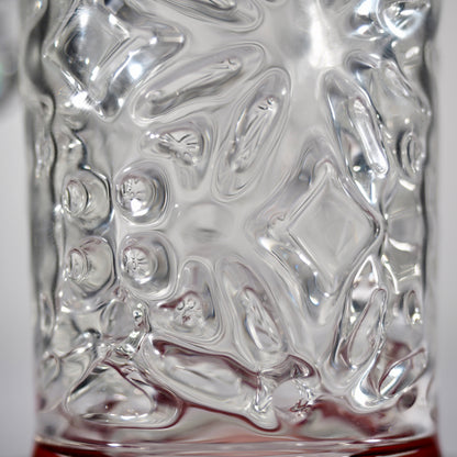 Calibear Flared Helix Carved Dab Rig Series - Red
