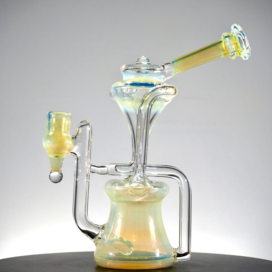 Updog Glass - Floating Recycler Silver Fumed