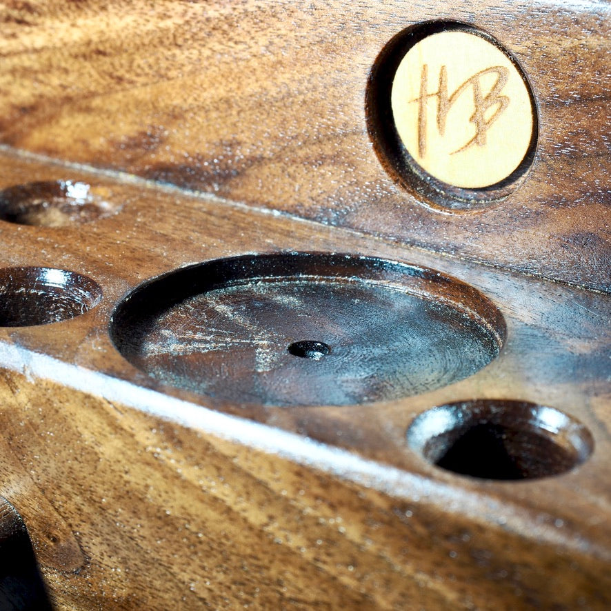 HeadyBlokCreations - Dab Station Walnut - 10mm