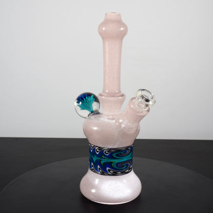 Updog Glass - Lavender Sparkle Rig with wigwags