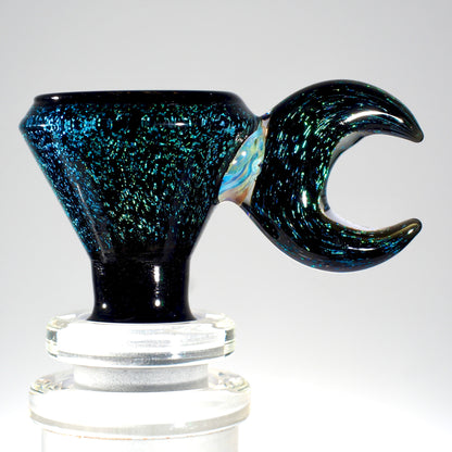 American Northstar glass Bowl with Moon handle