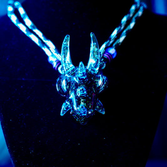 Full Crushed Opal Dragon (Black & Clear)