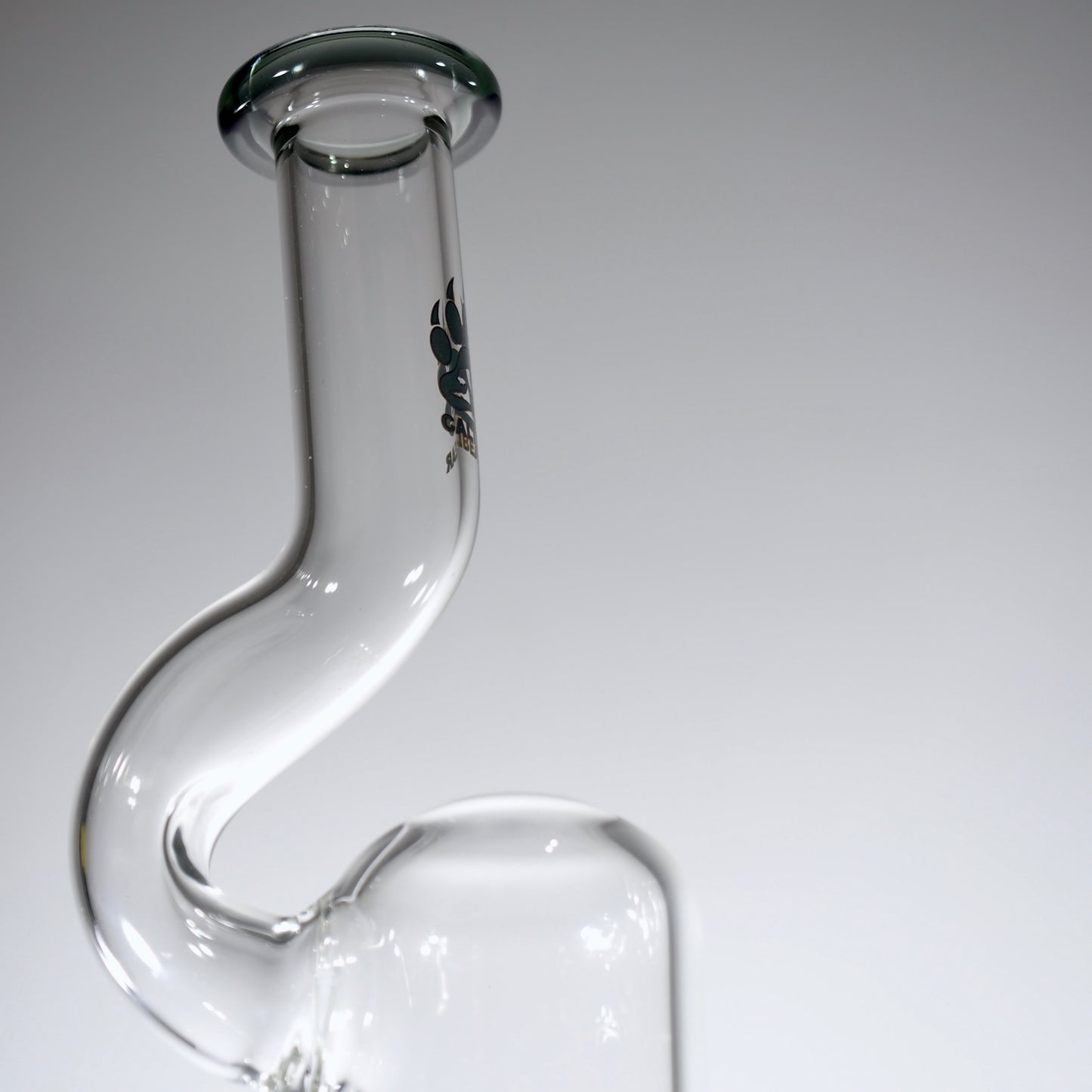 Calibear 16" Natty Neck Flower Bong | Flower of Life Perc Glass Water Pipe