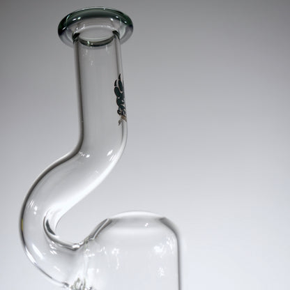 Calibear 16" Natty Neck Flower Bong | Flower of Life Perc Glass Water Pipe