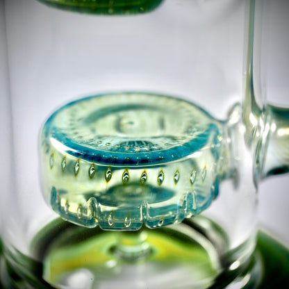 Green Fumed Straight Swiss Fab