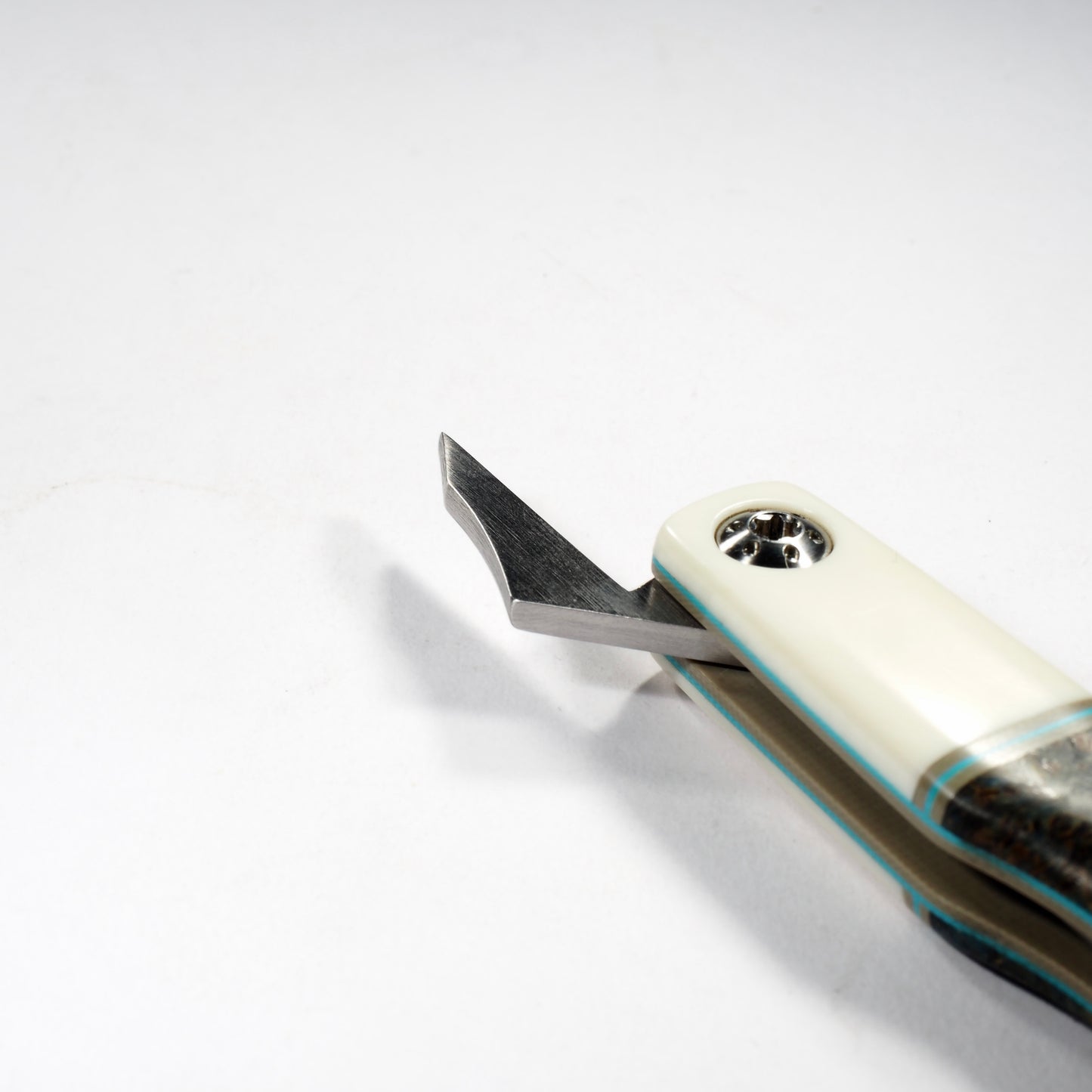 Kal Hooto Creations - Heady Folds Dab Tool (Ocean Stabilised Wood)