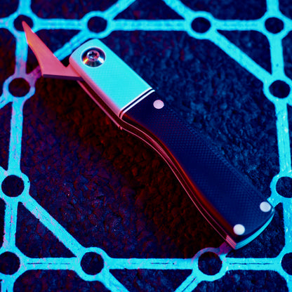 Kal Hooto Creations - Standard Folds Dab Tool (G10 Black x Blue)