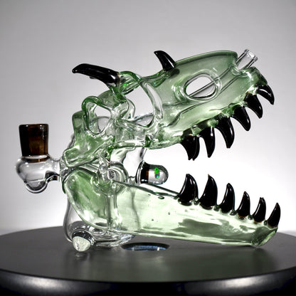 Slurm Snob Glass - Dino Rig Green/Black