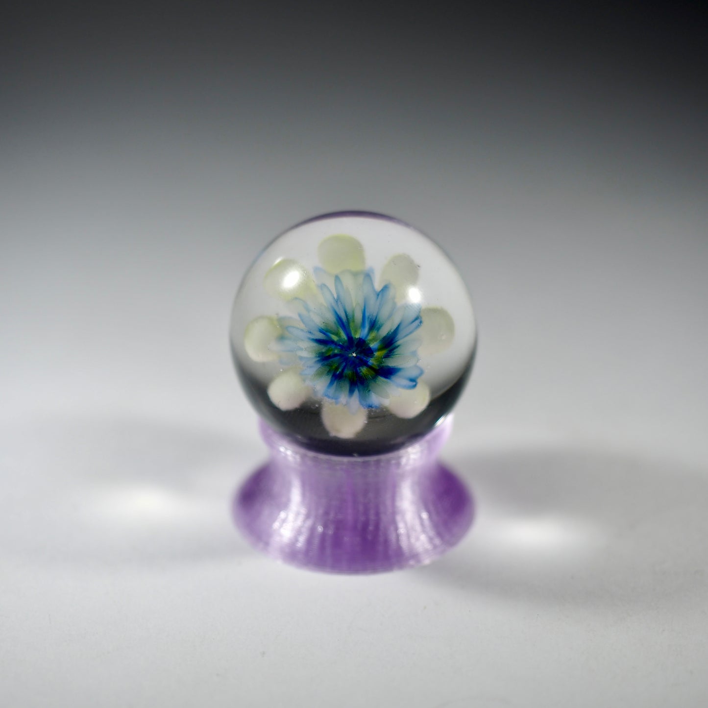 Flower Marble with floating Opal