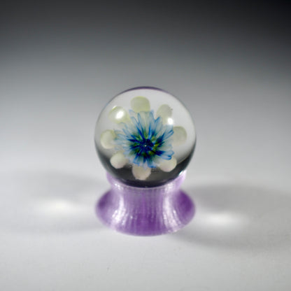 Flower Marble with floating Opal