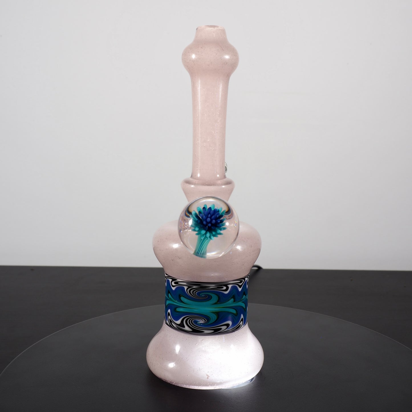 Updog Glass - Lavender Sparkle Rig with wigwags