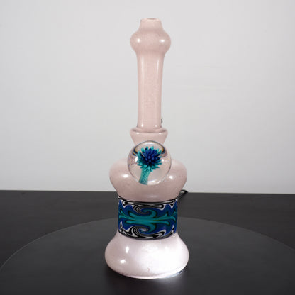 Updog Glass - Lavender Sparkle Rig with wigwags