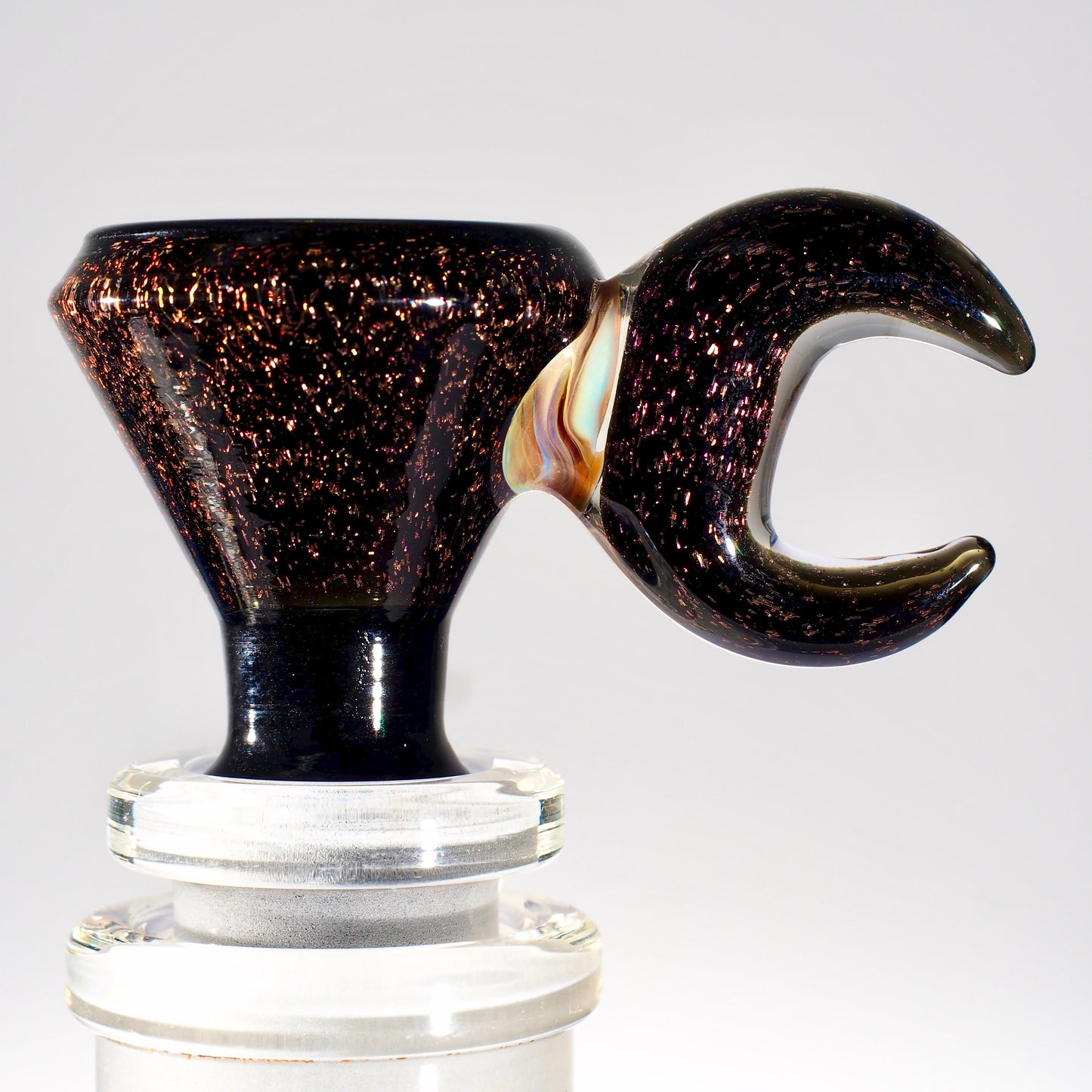 American Northstar glass Bowl with Moon handle