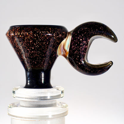 American Northstar glass Bowl with Moon handle