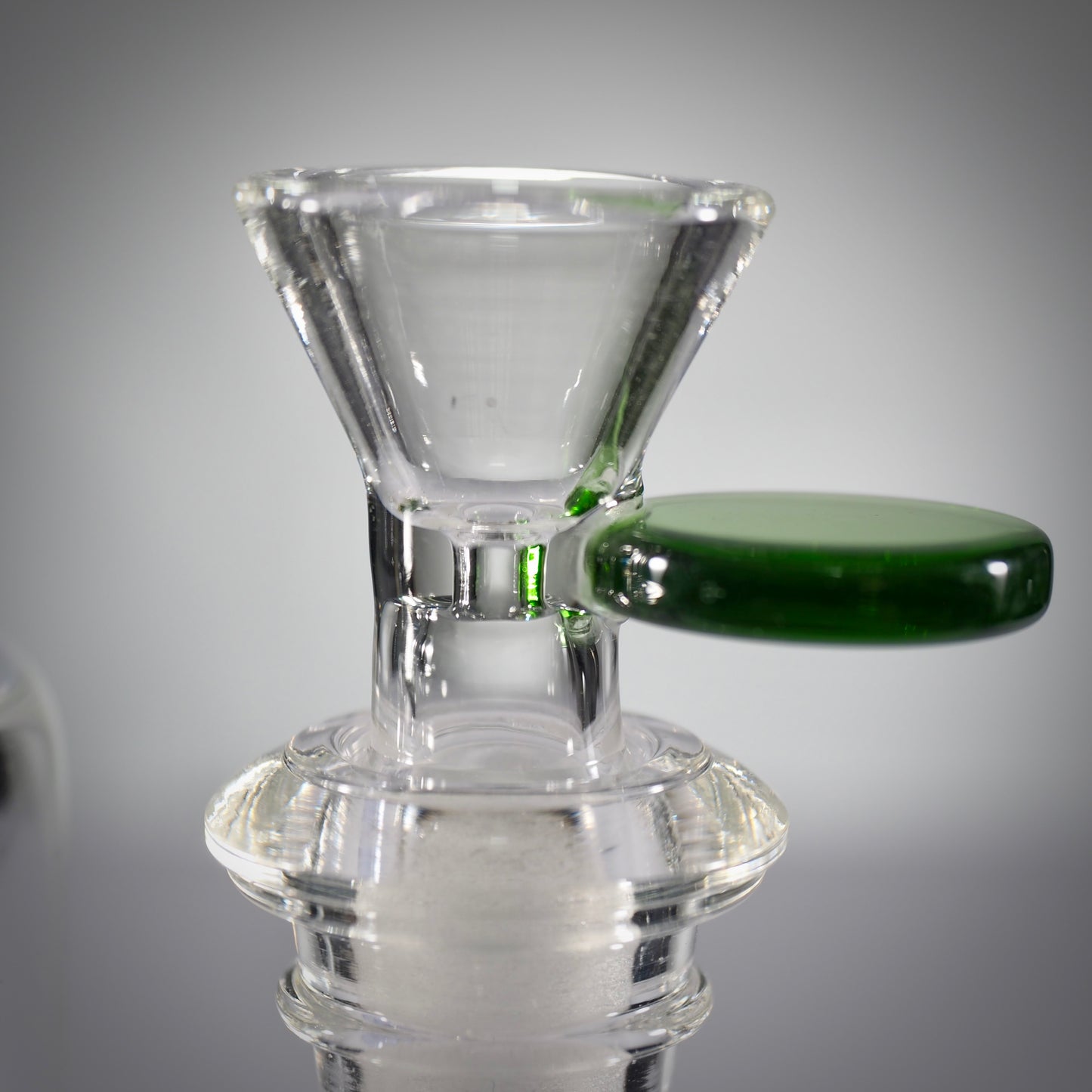 Glass Cone Piece with Handle