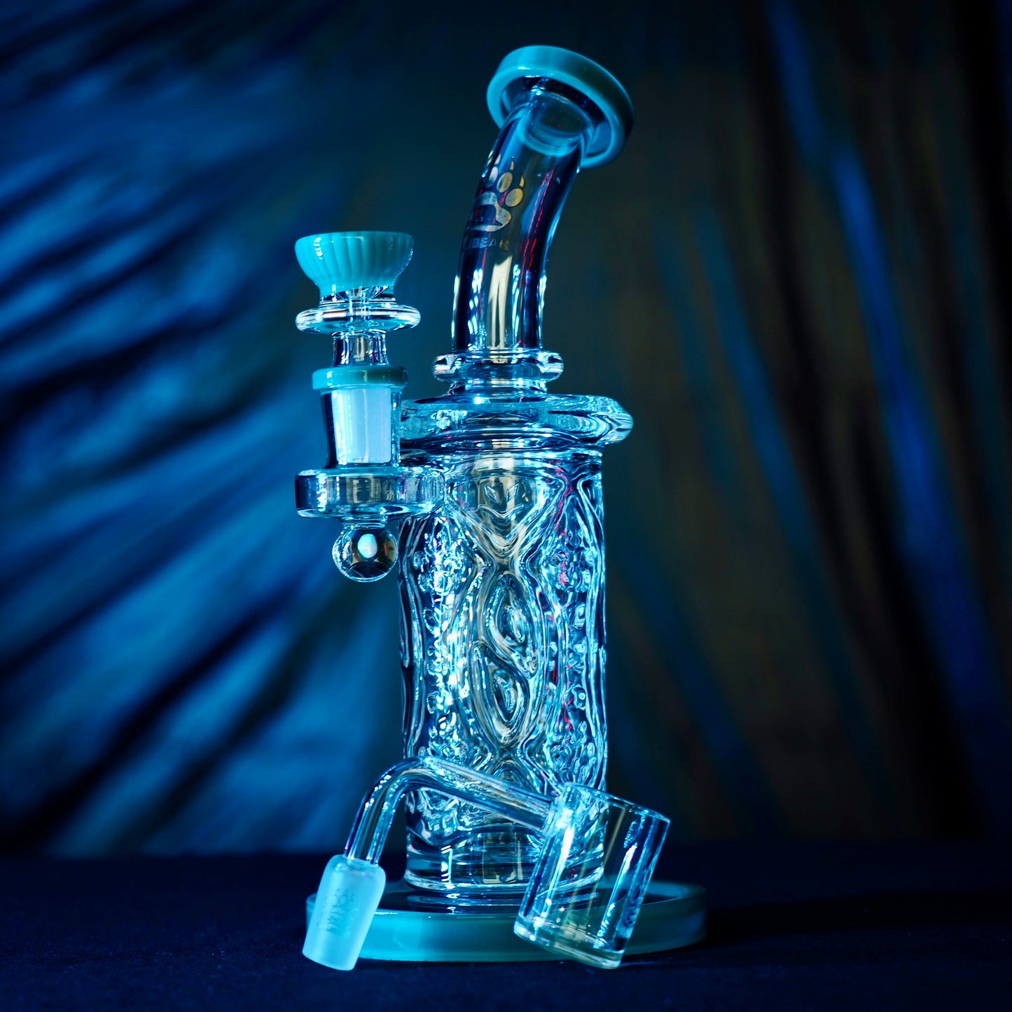Calibear Premium Wall Perc Dab Rig W/ Opal