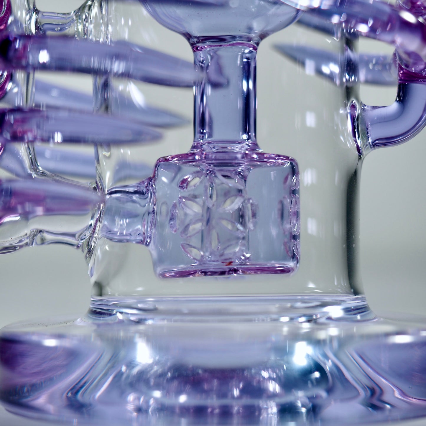Calibear Horn Torus | 7" Dab Rig - Purple