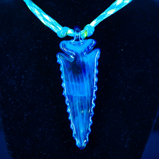 Blue Shark Tooth Pendant