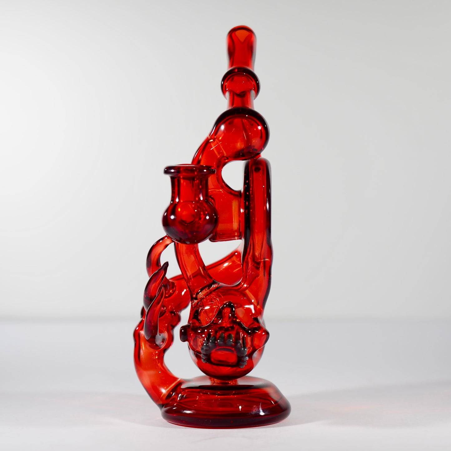 Warwick Glass - Red Skullcycler