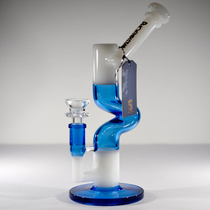 8.5" Zong Inline Rig - Blue White