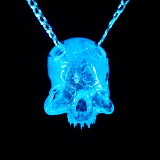 Crushed Opal Skull by Warwick Glass