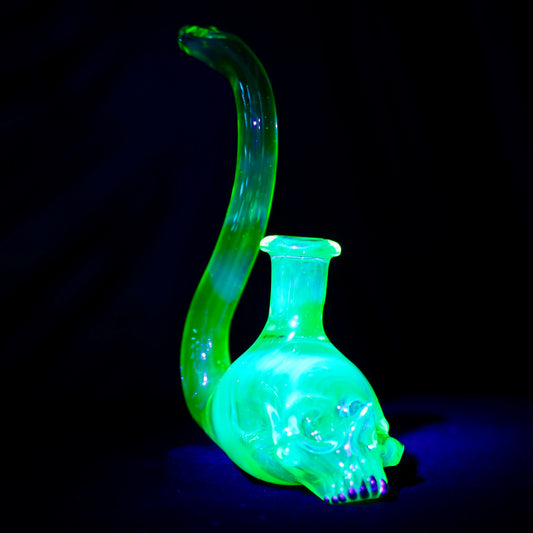 Warwick Glass - 10mm Churchwarden Dry Pipe (UV Reactive)