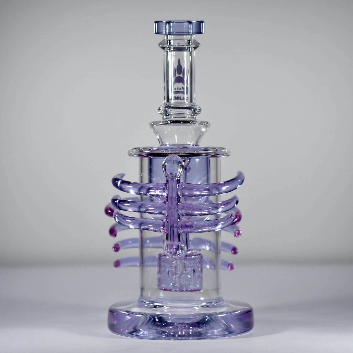 Calibear Horn Torus | 7" Dab Rig - Purple