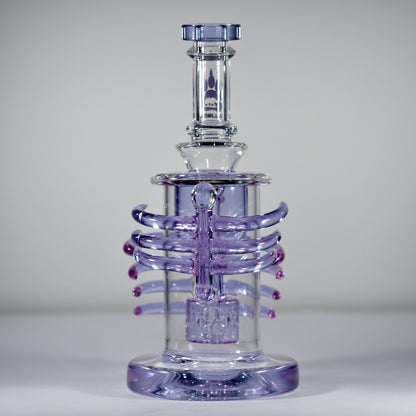Calibear Horn Torus | 7" Dab Rig - Purple